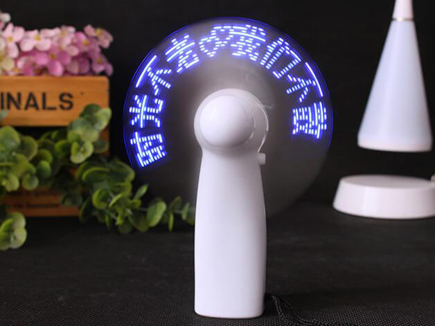 創(chuàng)意閃字風扇開發(fā)方案